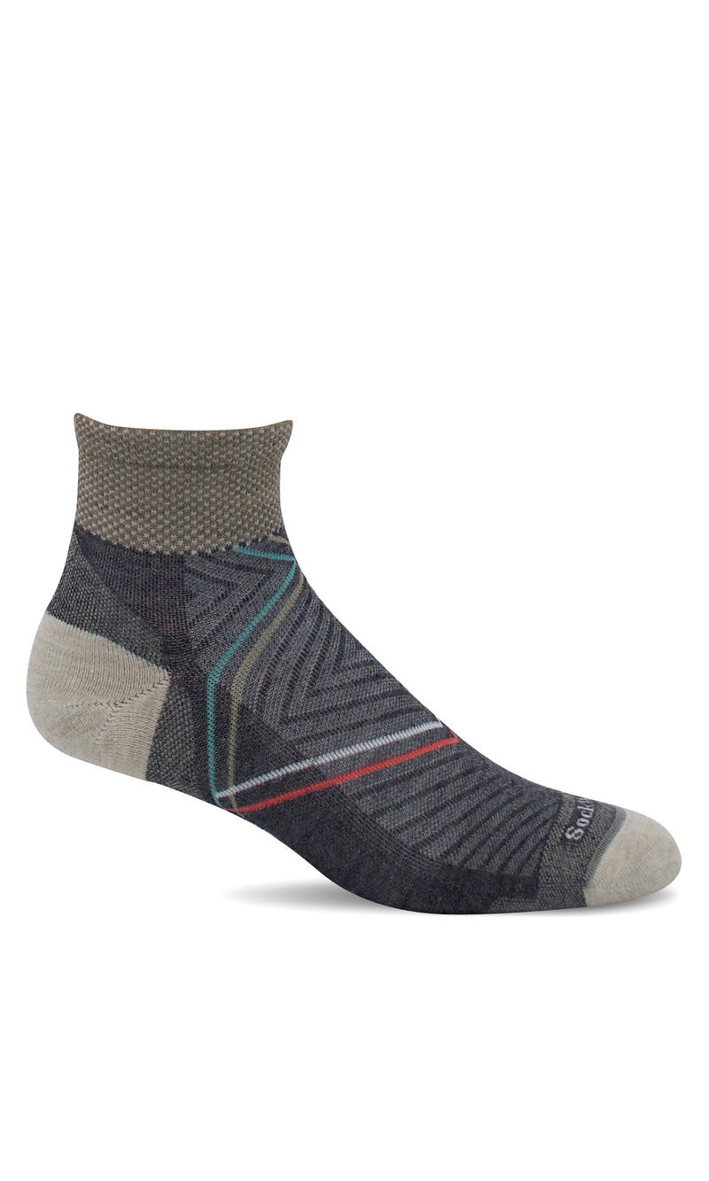 Women's Pulse Quarter | Firm Compression Socks - Merino Wool Sport Compression - Sockwell
