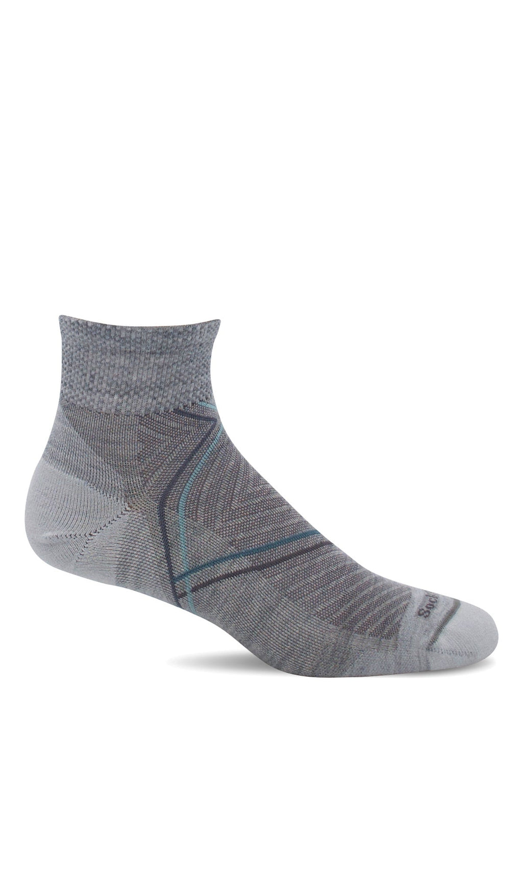 Women's Pulse Quarter | Firm Compression Socks - Merino Wool Sport Compression - Sockwell