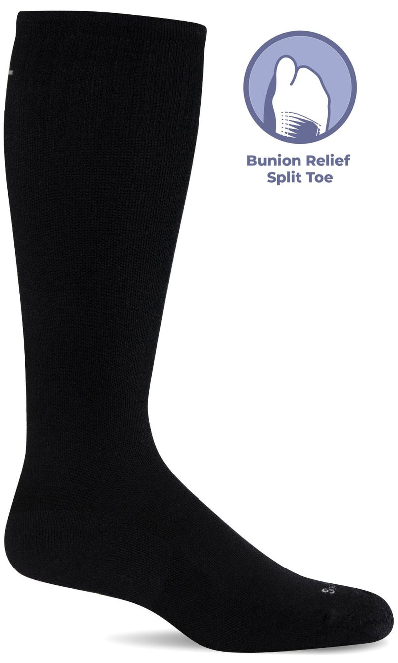 Bunion Relief Padded Low Cut Socks Black