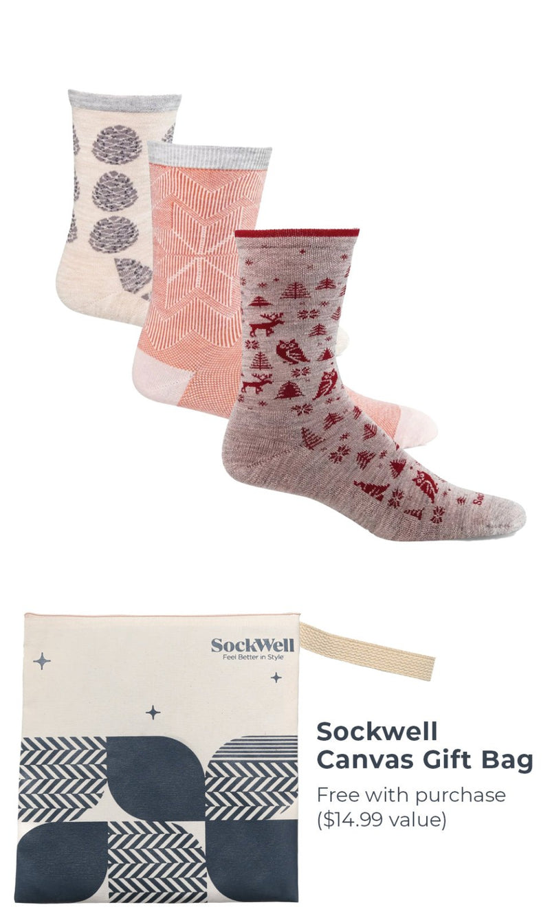 Women's Snowy Forest Bundle | Everyday Comfort - Merino Wool Essential Comfort - Sockwell