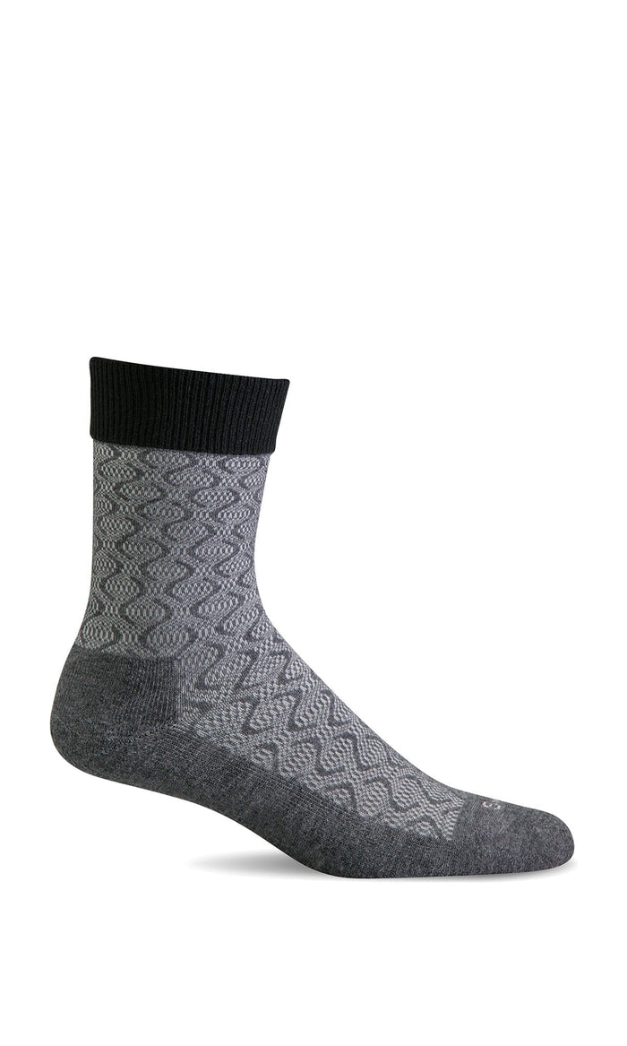 Women's Softie | Relaxed Fit Socks Relaxed Fit/Diabetic Friendly Sockwell S/M Charcoal 