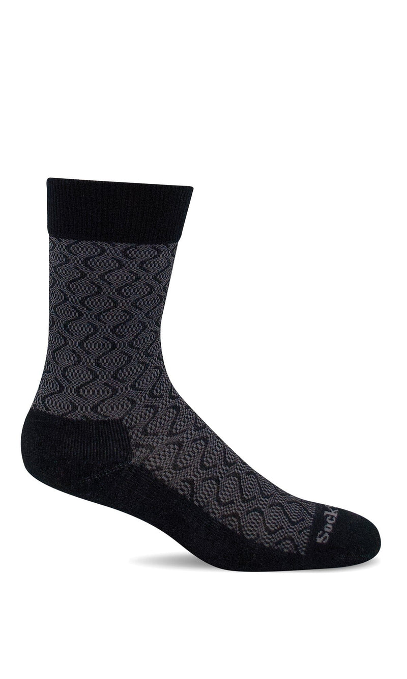 womens dress socks Flamingo Guava Polka Dot use the size chart and measuring instructions to determine the best size and fit Women's Softie | Relaxed Fit