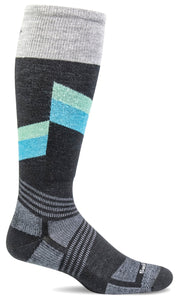 Women's Steep Medium | Moderate Graduated Compression Socks Ski Compression Sockwell S/M Black 