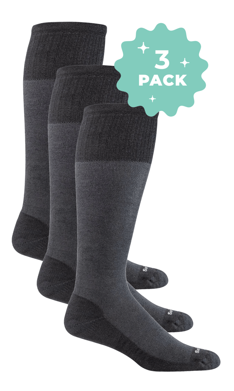 Women’s The Basic 3-Pack | Moderate Graduated Compression - Merino Wool Lifestyle Compression - Sockwell