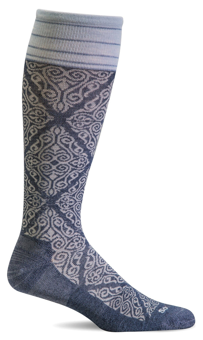 Women's The Raj | Firm Graduated Compression Socks Lifestyle Compression Sockwell S/M Denim 