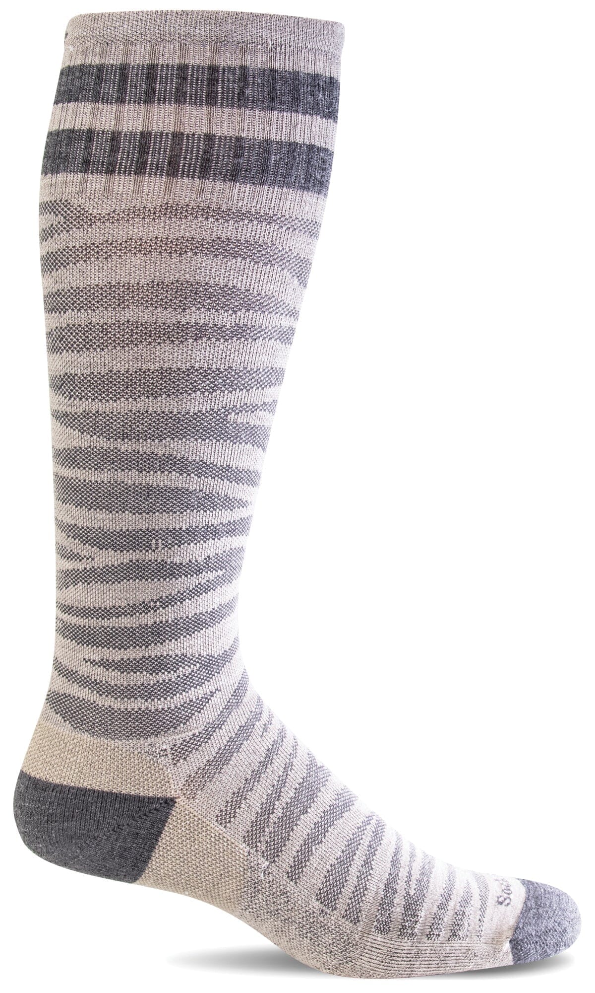 Women's Tigress | Firm Graduated Compression Socks Lifestyle Compression Sockwell S/M Putty 