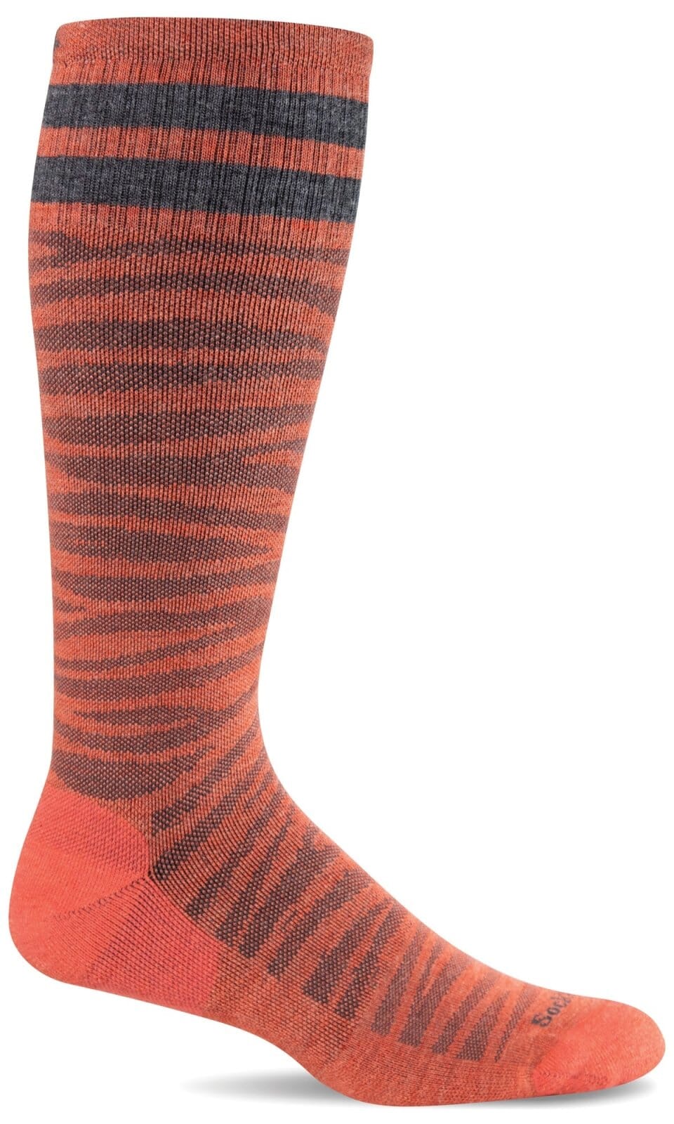 Women's Tigress | Firm Graduated Compression Socks Lifestyle Compression Sockwell S/M Guava 