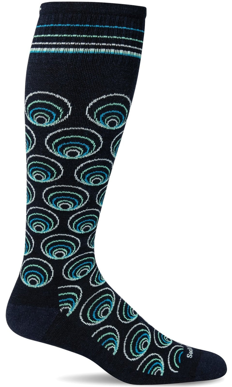 Women's Twirl | Moderate Graduated Compression Socks - Merino Wool Lifestyle Compression - Sockwell